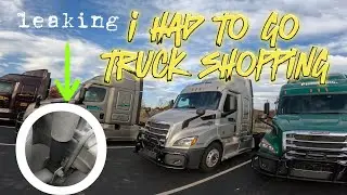 Time to go truck shopping My shock absorbers were leaking crazy | prime inc lease operator