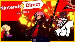 Persona 5 Tactica Nintendo Direct 6.21.23 Gameplay Reaction!
