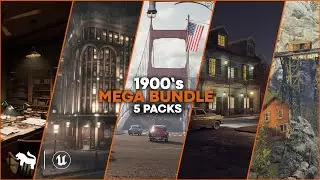 1900s Environments Mega Bundle | Unreal Engine | Game-Ready Assets