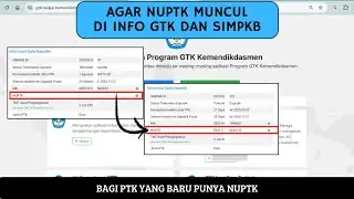 HOW THE NEWLY ISSUED NUPTK APPEARS IN GTK AND SIMPKB INFO