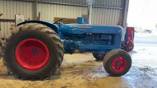 Fordson Super Major 6 Cylinder Turbo Cold Start and Walk Around