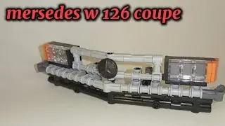 mersedes w 126 coupe moc  lego Technic. мерседес w 126 купе из лего техник.