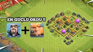 TOWN HALL 5 THE STRONGEST ARMY! Clash of Clans