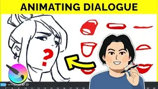 🔴 Drawing MOUTH Movements for Animation (Part 1)