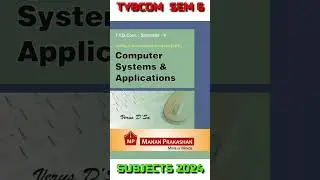 TYBCOM Sem 6 - Subjects