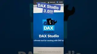 NEW DAX Studio for 
