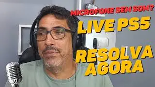 Como Ativar Som Microfone PS5 Para Live | SOLUÇÃO 100%