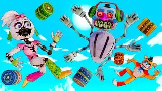 NEW NIGHTMARE DJ MUSIC MAN VS Animatronics Ragdoll in Garry's Mod • FNAF SB • FNAF Security Breach