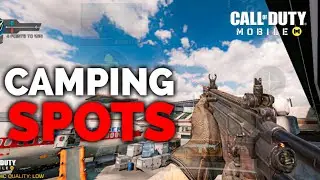 BEST SPOTS FOR CAMP IN TERMINAL MAP OF CALL OF DUTY MOBILE | SECRET PLACES OF TERMINAL MAP!!