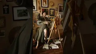 The Modern Edwardian Painter ft. the Darcy Dress from 