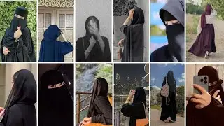 🎀Black Hijab Girl Profile Picture for WhatsApp and Facebook | New hijab dp