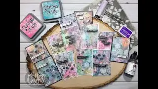 EASY How To Use the Gel Press to Create a Watercolor Background