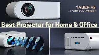 Best Projector for Home & Office | Unboxing & Review | YABER V2 Wi-Fi Mini Projector