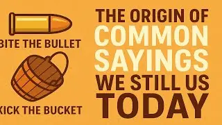 Ever wonder where phrases like “bite the bullet” or “kick the bucket” came from?