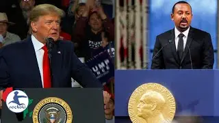 Trump Shamelessly Claims he Deserved Nobel Peace Prize and not African Leader