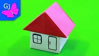 Origami house 3D