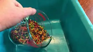 Excellerations sand and sensory tray with  water beads Orbeez