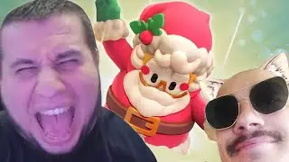 Манурин со Стоном пытаются поиграть в Fall Guys
