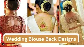Bridal  Saree Blouse Back Designs | FashCo | Blouse designs Collection