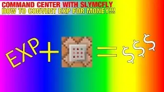 COMMAND CENTER | BUY ICONOMY MONEY USING EXP!!! (Minecraft 1.10)