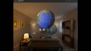Vision Pro: Depth effect - 3D elements into volume