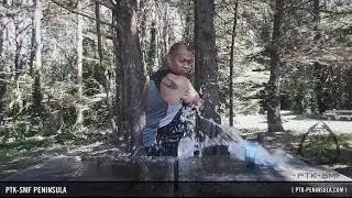 Ginunting sword cutting water bottles [Slo-Mo]_03: Pekiti-Tirsia Kali [PTK-SMF]