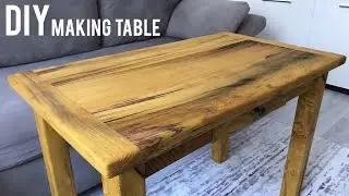Making a table / Wooden table diy / How to make a wooden table