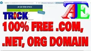 Free .COM Domain With Free Hosting for One Year With Steps of Connecting it to Blogger