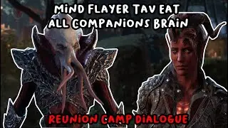 Mind Flayer Tav Trying To Eat All Companions Brain [Baldur's Gate 3]