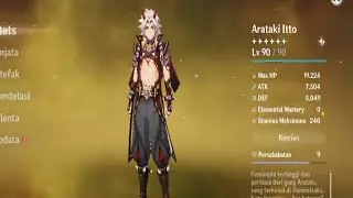 5000+ Deff Arataki itto | f2p Itto full deff build Showcase