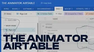 The ANIMATOR AIRTABLE - A Treasure Trove of Animation Resources