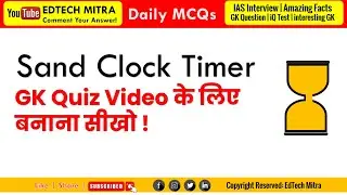 Countdown Timer 10 seconds for Multiple choice Question answer video in PowerPoint