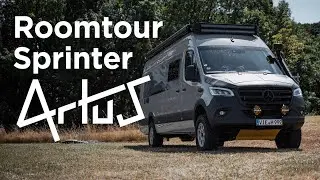 Der perfekte Vanausbau für Fulltime Vanlife | Roomtour | DIY Kastenwagen #roomtour #diy #vanlife