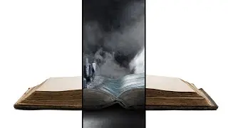 Transform an Empty Book to a Story [SPEED ART] Photoshop 2021