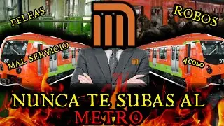 NUNCA MÁS VAYAS A USAR EL METRO ☠️🚫