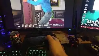 Playing Time Crisis 2, using a Switch Pro Controller