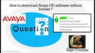 How to download Avaya Orchestration Designer (OD)| Avaya OD software without license ?