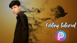 PicsArt Smoke Crow Effect | PicsArt Photo manipulation | Picsart Smoke editing tutorial.