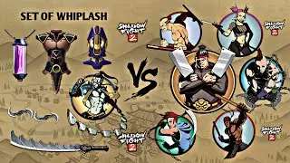 Shadow Fight 2 | Set of Whiplash vs Butcher and Bodyguards