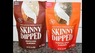SkinnyDipped Almonds: Maple Kiss & Pumpkin Spice Review