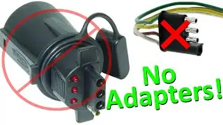 Do not buy another adapter until you watch this... 4-way flat to7-way round