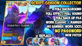 Script Skin Gusion Collector Night Owl No Password | Full Effect & Voice | Update Patch Terbaru