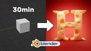 Create a fun artwork in Blender in 30min