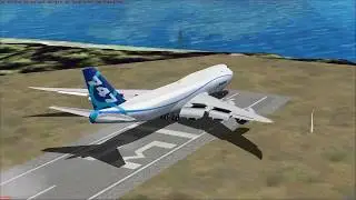 Big Planes On World's Shortest Runway! [FSX]