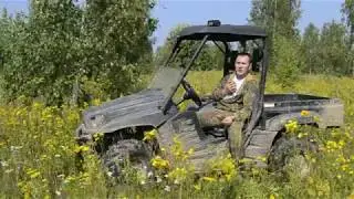 All-terrain vehicle with an OKA engine. Nissamaran Tundra 700. Hisun.