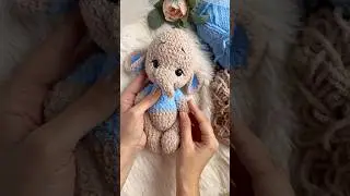 Мягкий слоник крючком. За мк пишите в мои соц сети ВК:Нина Яновская