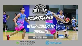 GAME RECAP : COCOGEN INSURANCE vs HD FOCUS | INTER-COMPANY DIVISION | JULY 29, 2022