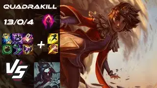 JUNGLE Taliyah vs Kayn [QUADRAKILL] - NA Grandmaster Patch 14.17