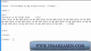 آموزش برنامه نویسی html قسمت چهارم