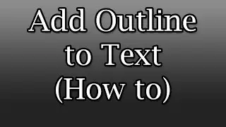 Add Outline 